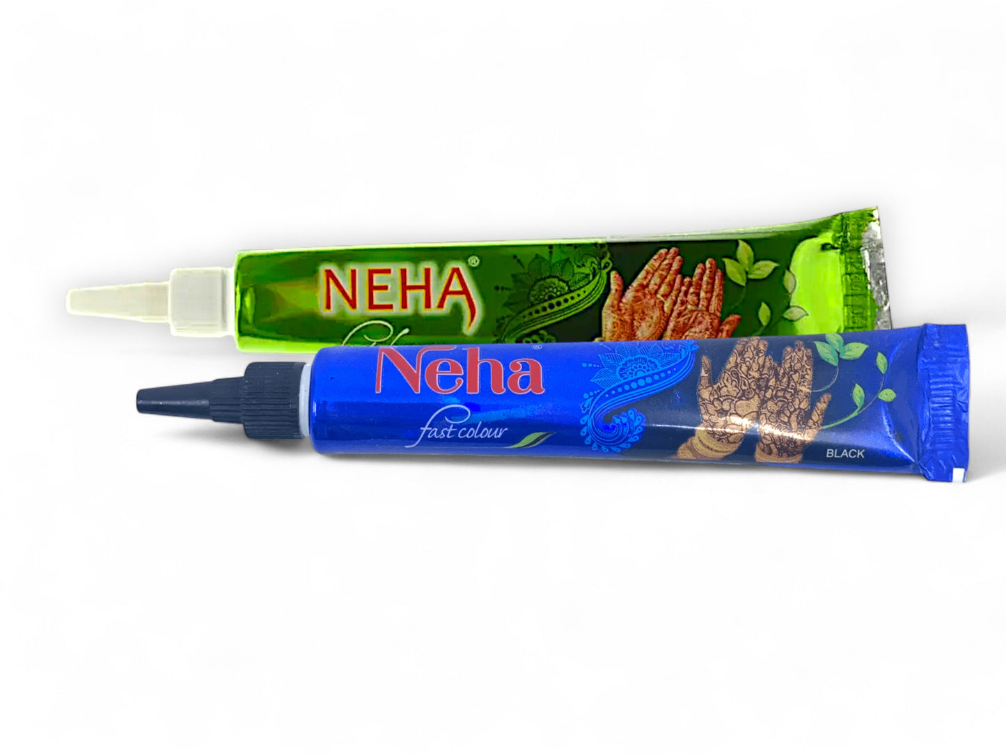 Neha Henna Mehandi Paste Tube – Natural Brown / Black, 25 g