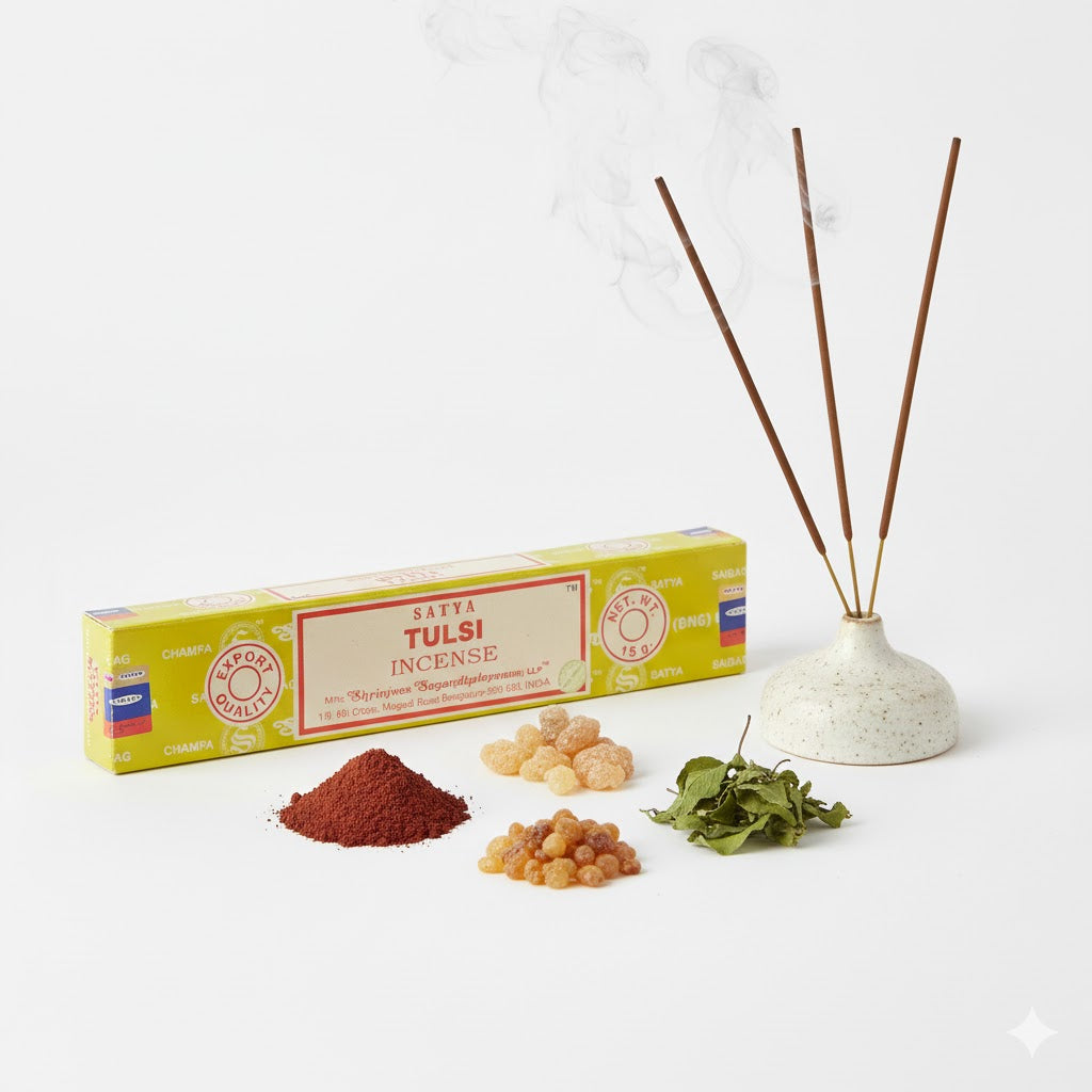 Tulsi (indisches Basilikum) - Satya Räucherstäbchen 15g