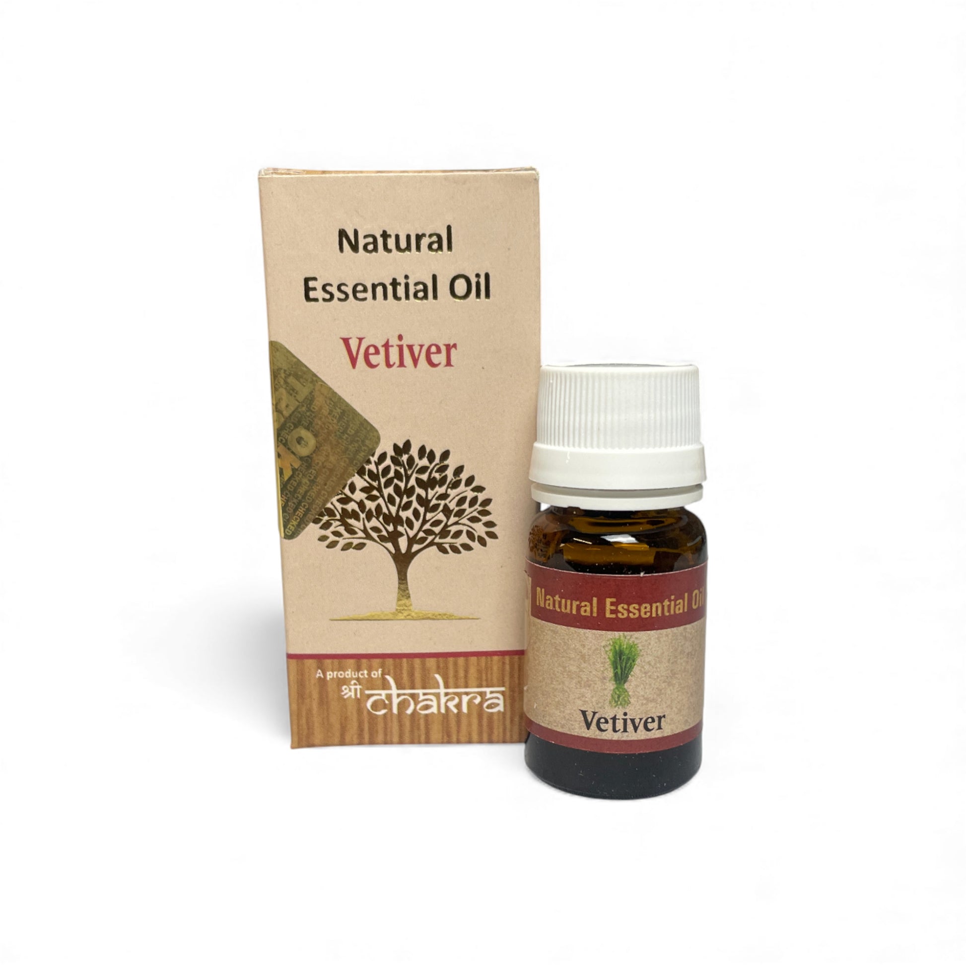 Chakra Natürliches Essential Öl Vetiver, 10ml