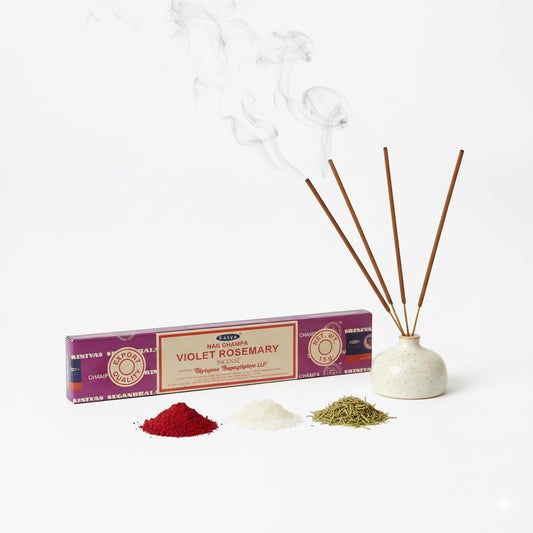 Violet Rosemary (violetter Rosmarin) - Satya Räucherstäbchen 15g