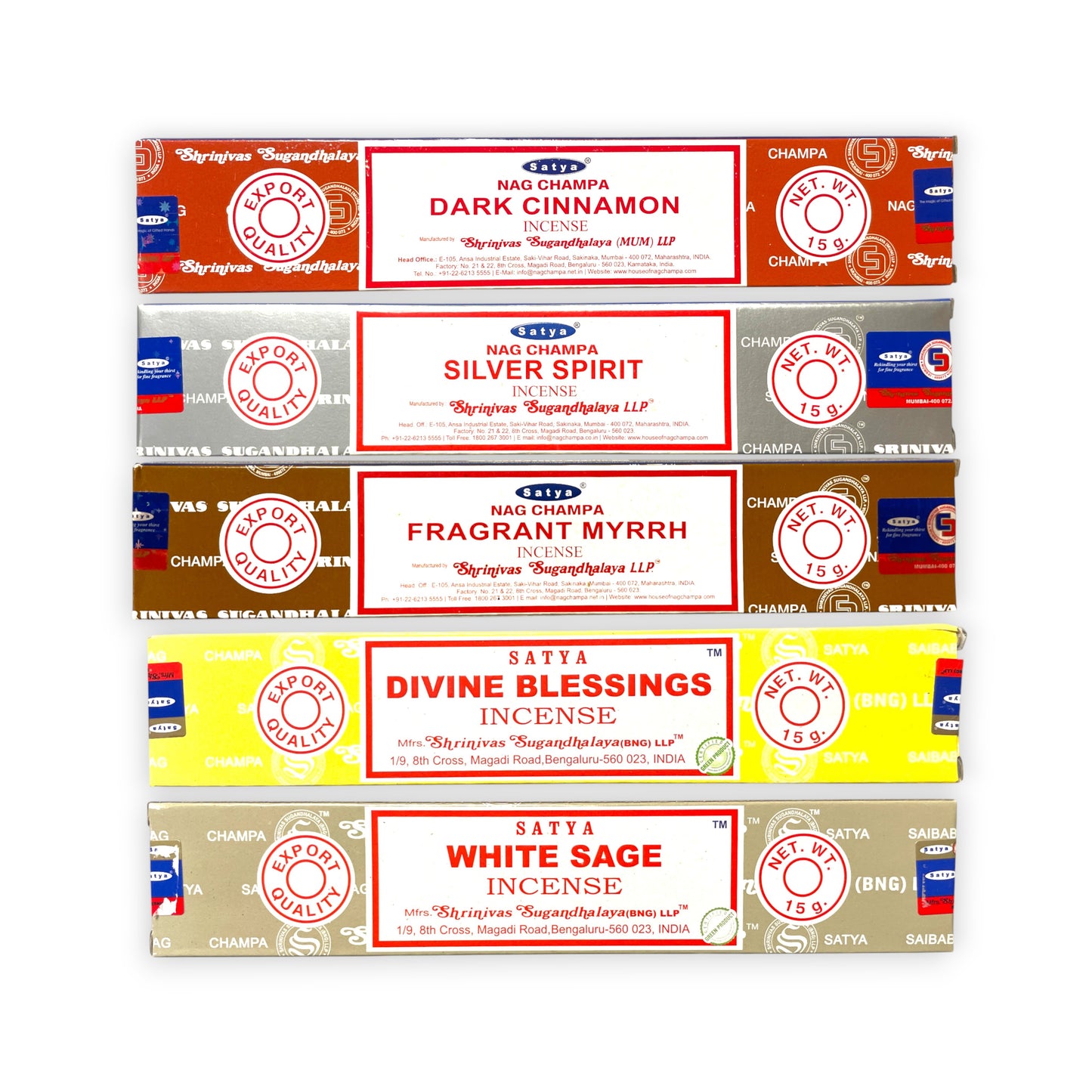 Satya Räucherstäbchen Set Festliche Düfte & besinnliche Stimmung 🎄