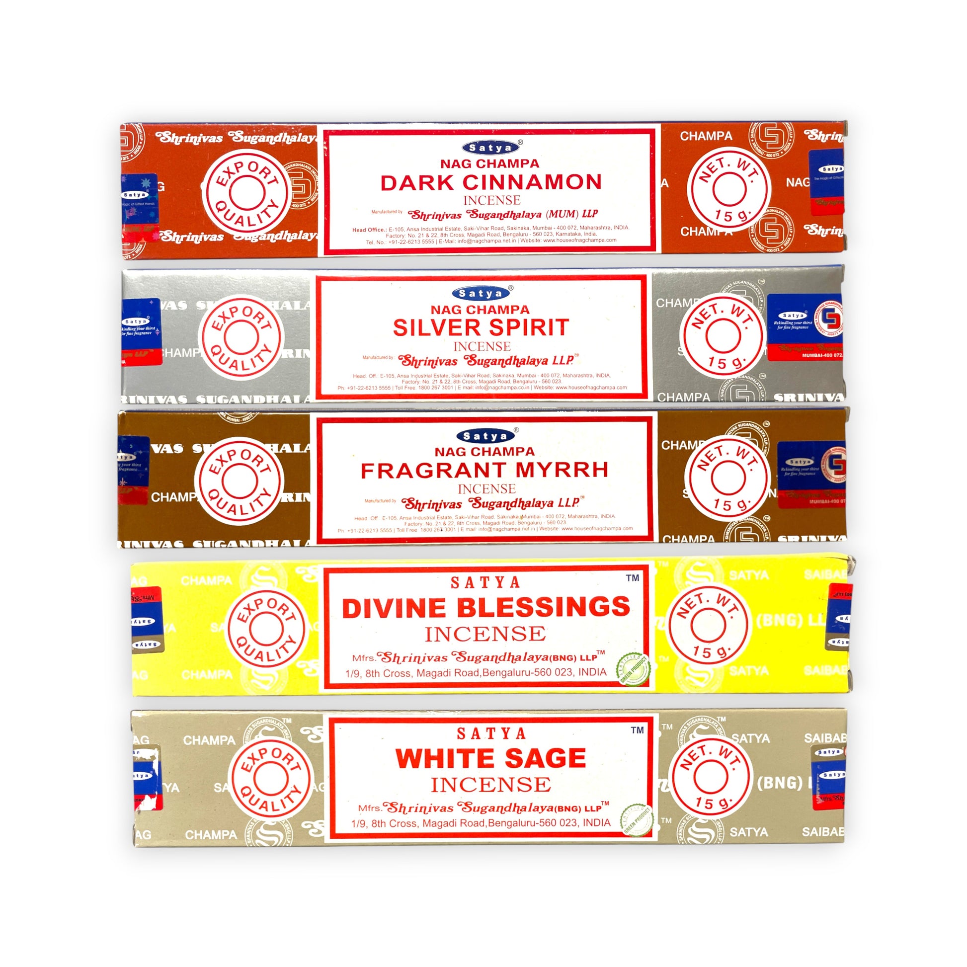 Satya Räucherstäbchen Set Festliche Düfte & besinnliche Stimmung 🎄