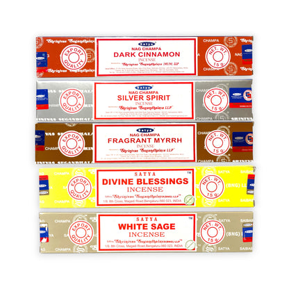 Satya Räucherstäbchen Set Festliche Düfte & besinnliche Stimmung 🎄