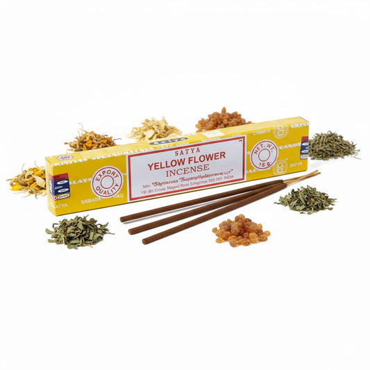 Yellow Flower - Satya Räucherstäbchen 15g